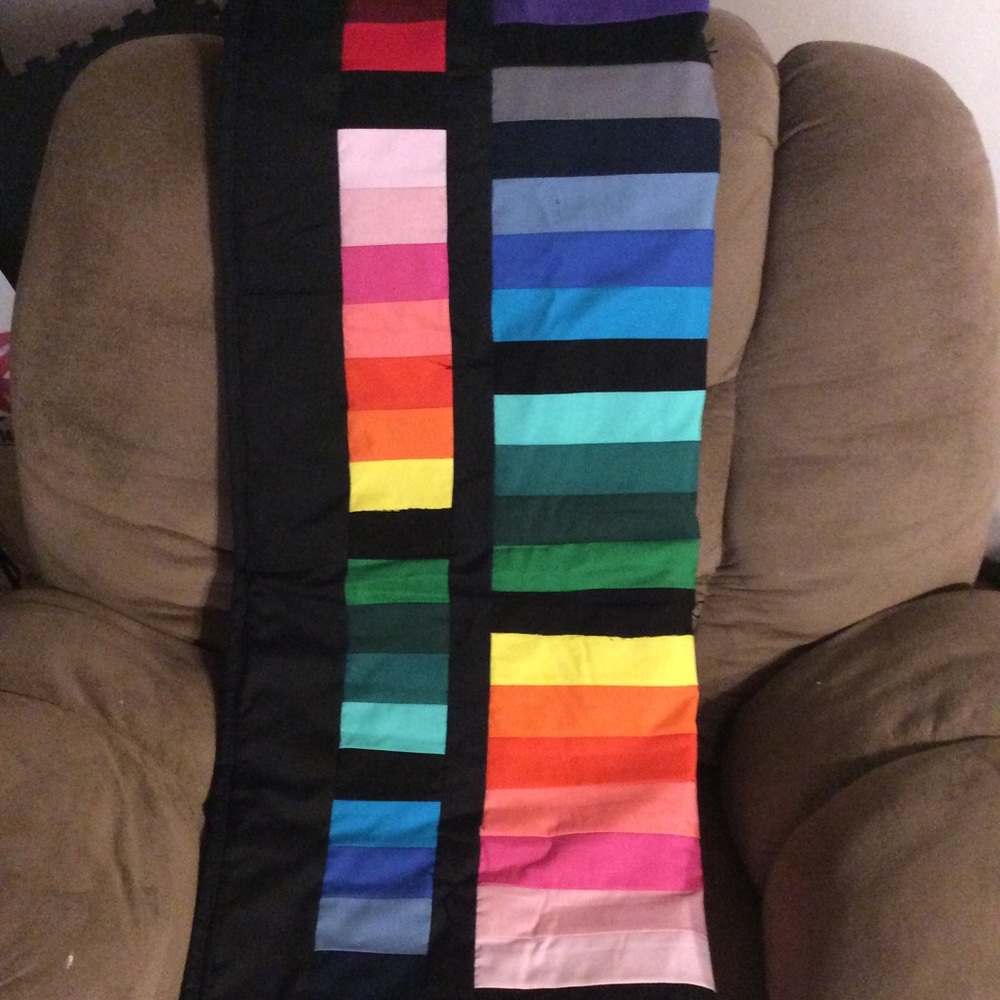 Handmade Colorful Quilt - Picture 2 of 6